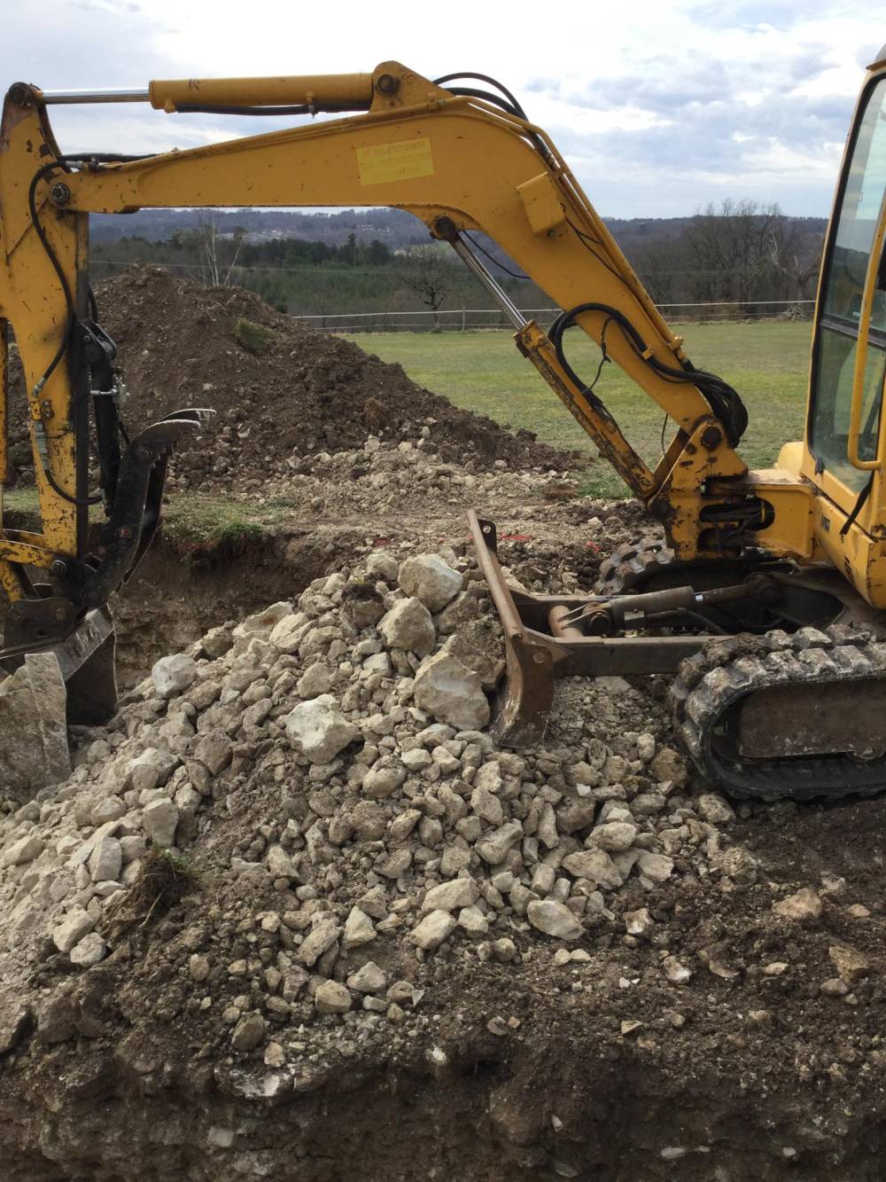 travail de terrassement